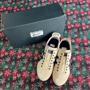 Onitsuka Tiger Flat Low-Top Brown Tiger Head Shoes